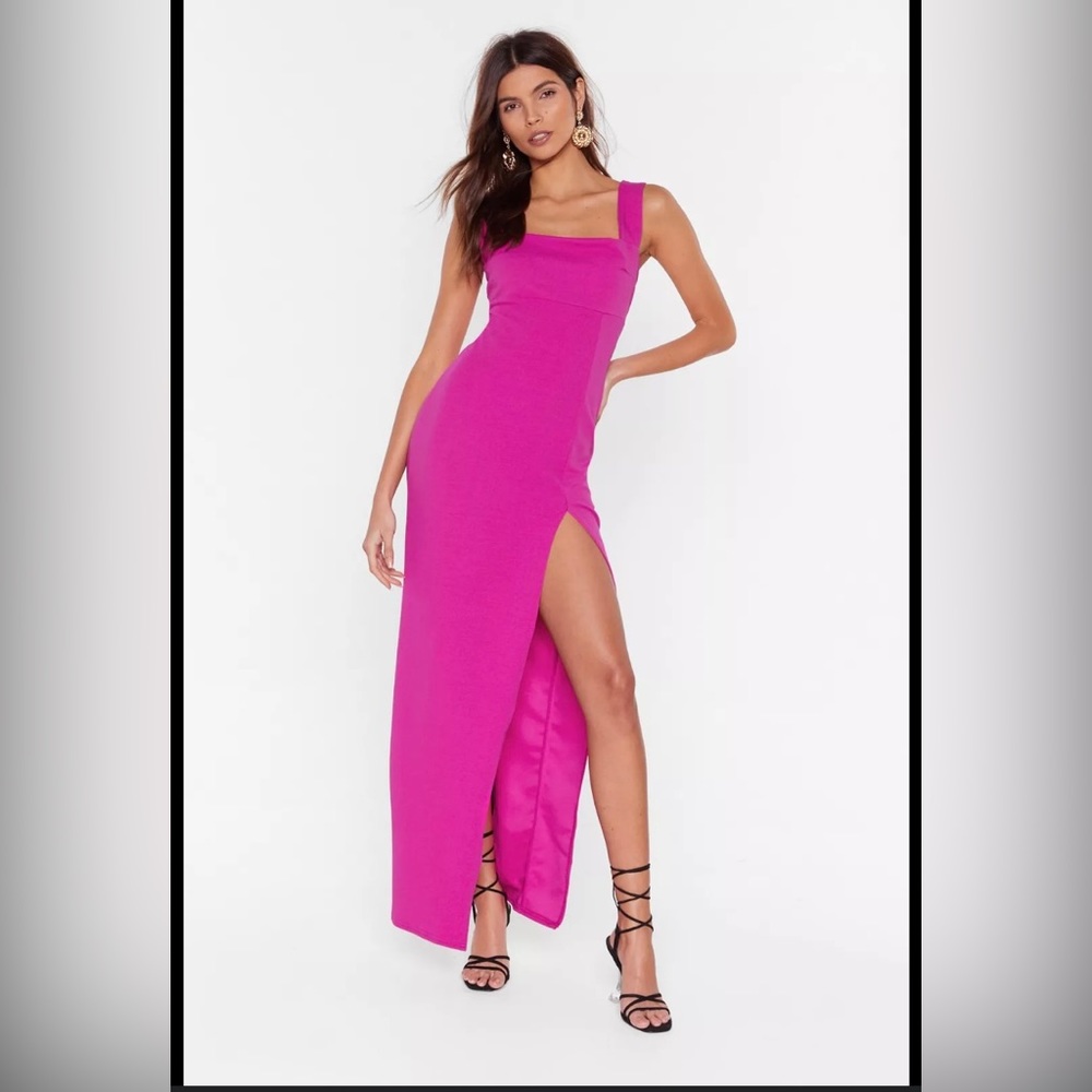 NWT - Nasty Gal - Square With Me Maxi - Size 4